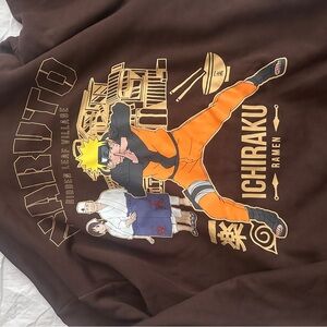 Primark Brown Naruto Graphic Sweater